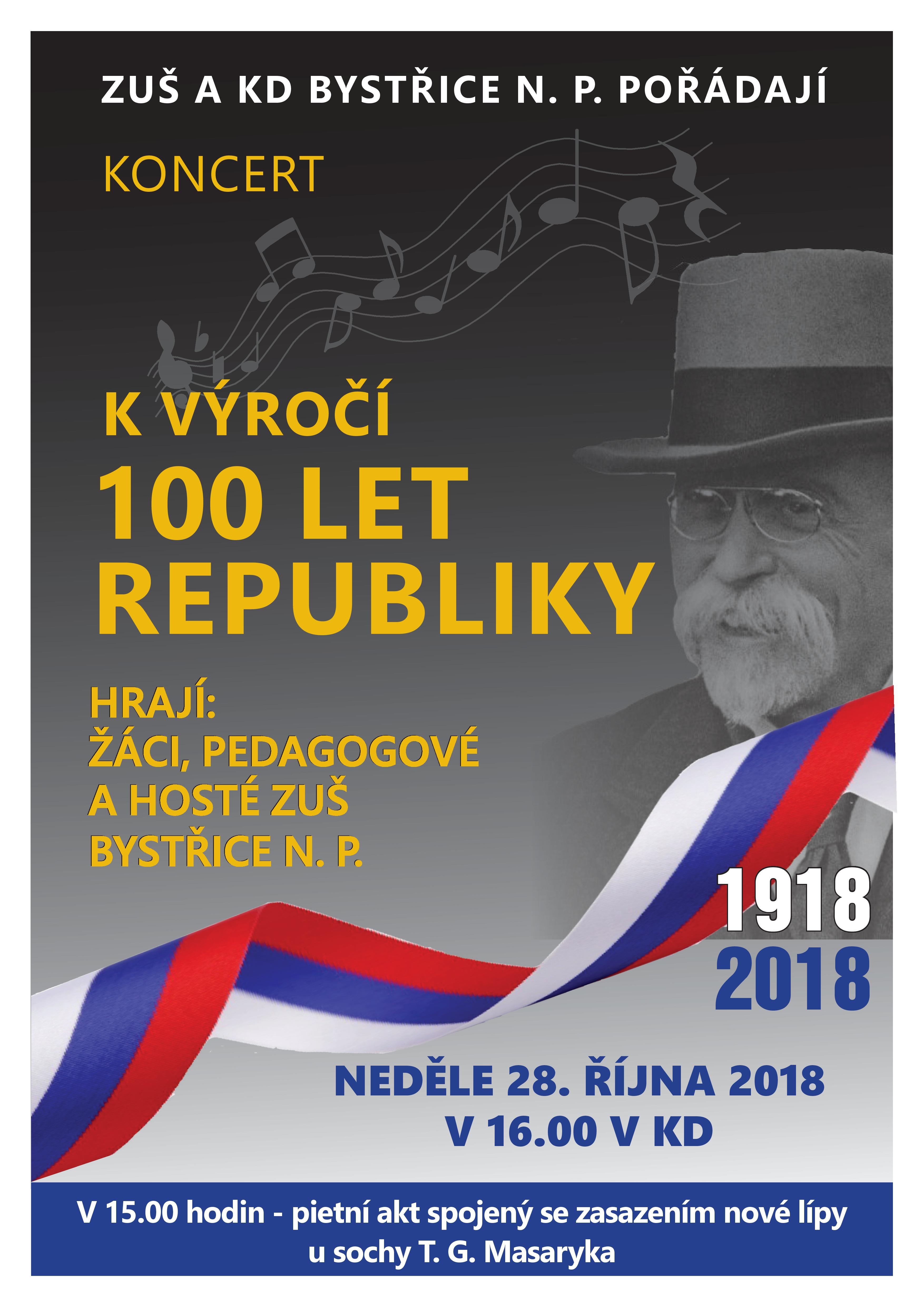 Koncert ZUŠ k 100. výročí založení státu