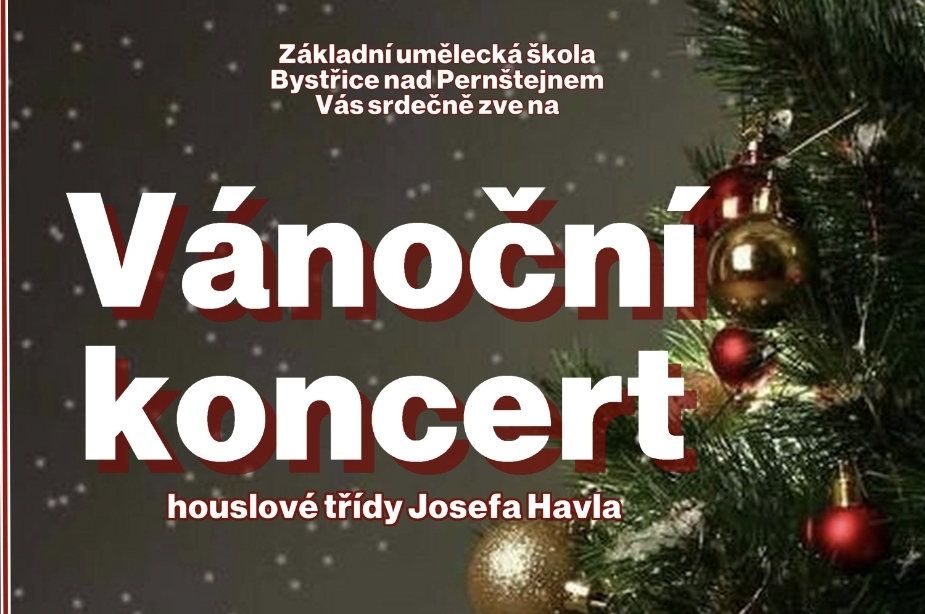 Vánoční koncert třídy Josefa Havla